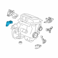 OEM 2016 Chevrolet Cruze Side Bracket Diagram - 13389363