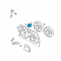 OEM Pontiac Grand Prix Fan Motor Diagram - 89019109