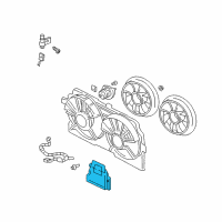 OEM Chevrolet Monte Carlo Shield-Engine Coolant Fan Heat Diagram - 10324029