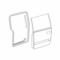 OEM Chrysler Town & Country WEATHERSTRIP-Sliding Door Diagram - 5020550AE