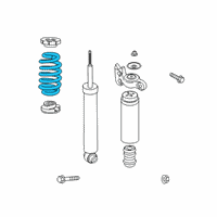 OEM 2021 Chevrolet Blazer Coil Spring Diagram - 84234129