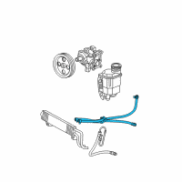 OEM 2003 Dodge Ram 1500 Line-Power Steering Return Diagram - 55366796AC