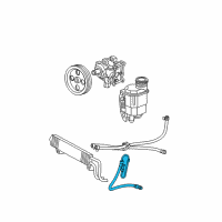 OEM 2004 Dodge Ram 1500 Line-Power Steering Pressure Diagram - 55366795AF