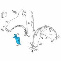 OEM Buick Envision Splash Shield Diagram - 23223346