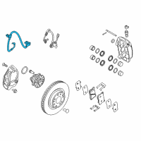 OEM Hyundai Genesis Hose-Brake Front, RH Diagram - 58732-B1600