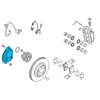 OEM 2015 Hyundai Genesis Cover-Front Brake Disc Dust LH Diagram - 51755-B1300