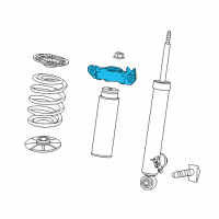 OEM 2016 Buick Regal Shock Mount Diagram - 22834077