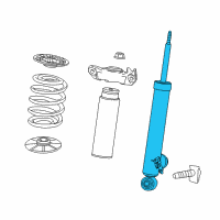 OEM 2012 Buick Regal Shock Diagram - 13319750