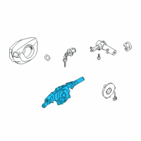 OEM Infiniti Switch Assembly-Comb Diagram - 25560-9GA5A