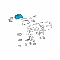 OEM 2008 Lexus LS460 Computer Sub-Assembly Diagram - 83801-50350