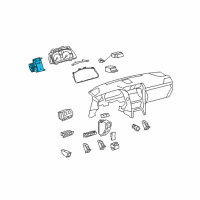 OEM Lexus Panel, Meter Display Diagram - 83295-50350