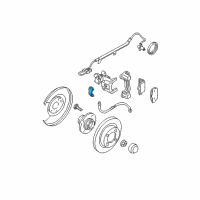 OEM 2006 Nissan Sentra Guide-Adjust Cable R Diagram - 44195-5M50A