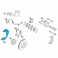 OEM Toyota GR86 Dust Shield Diagram - SU003-00583