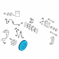 OEM Toyota GR86 Rotor Diagram - SU003-00586