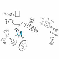 OEM 2020 Toyota 86 Brake Hose Diagram - SU003-04680