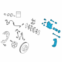 OEM 2017 Toyota 86 Caliper Diagram - SU003-06070