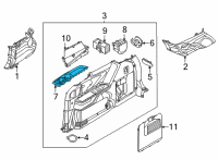 OEM Kia Carnival CUP HOLDER-LUGGAGE, L Diagram - 857E3R0000BM1