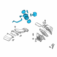 OEM 2020 Kia Sedona Hose Assembly-Air Intake Diagram - 28140A9100