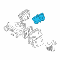 OEM 1999 Cadillac Seville Cover Asm, Air Cleaner Housing Diagram - 19201286