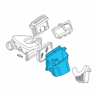 OEM 2004 Cadillac Seville Cleaner Asm, Air Diagram - 89047771