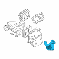 OEM 2003 Cadillac Seville Duct Asm-Intake Air Diagram - 25313072