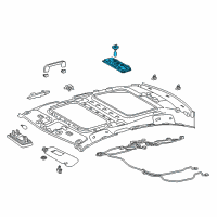 OEM 2021 Lexus RX350L Lamp Assy, Spot Diagram - 81360-48120-B1