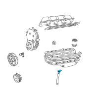 OEM GMC Savana 2500 Dipstick Diagram - 12550035