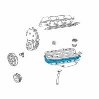 OEM 1999 Chevrolet Express 2500 Pan Asm, Oil Diagram - 12529174