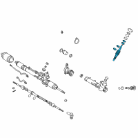 OEM 2000 Toyota RAV4 Pinion Valve Diagram - 44201-42040