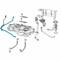 OEM 2017 Jeep Renegade Fuel Vapor Diagram - 68544961AA