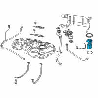 OEM 2017 Jeep Renegade Fuel Pump Module/Level Unit Diagram - 52029625AA