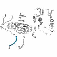 OEM 2021 Jeep Compass Strap-Fuel Tank Diagram - 57008485AA