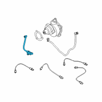 OEM 2008 BMW 528xi Fuel Tank Ventilation Valve With Pipe Diagram - 13-90-7-618-643