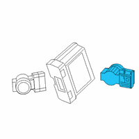 OEM 2018 Acura RLX Sensor (Fathomless Black Pearl) Diagram - 39680-T0A-R02A2