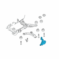 OEM 2011 Buick Lucerne Steering Knuckle Diagram - 19303855