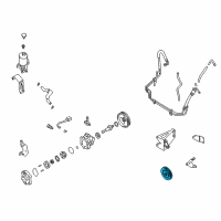 OEM 2000 Nissan Frontier Pulley Assy Diagram - 11945-4S102