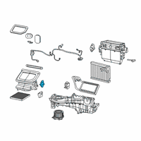 OEM 2021 Jeep Wrangler Hvac Temperature Valve Actuator Diagram - 68301847AA