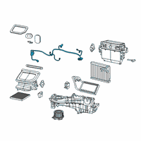 OEM 2021 Jeep Gladiator Wiring-A/C And Heater Diagram - 68301852AA