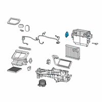 OEM 2019 Jeep Wrangler Air Conditioner And Heater Actuator Diagram - 68301848AA