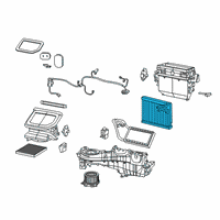 OEM Jeep Wrangler EVAPORATO-Air Conditioning Diagram - 68301871AA