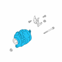 OEM 2006 Nissan Murano Reman Alternator Assembly Diagram - 2310M-CN10ARW