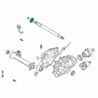 OEM 2021 Ford Ranger Differential Carrier Seal Diagram - KB3Z-4B416-A