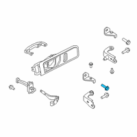 OEM 2022 Ford Explorer Cylinder & Keys Diagram - LB5Z-7821991-A