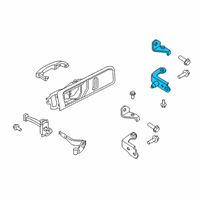 OEM 2021 Ford Police Interceptor Utility Latch Assembly Diagram - LB5Z-78219A64-L