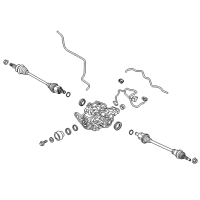 OEM 2017 Lincoln MKC Boot Kit Retainer Diagram - HG9Z-4B422-A