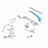 OEM 2020 Toyota Sequoia Wiper Arm Diagram - 85221-0C021