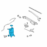 OEM 2020 Toyota Sequoia Reservoir Assembly Diagram - 85315-0C080