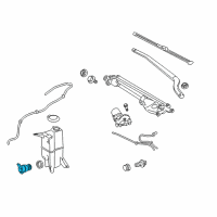 OEM Toyota Washer Pump Diagram - 85310-0C091