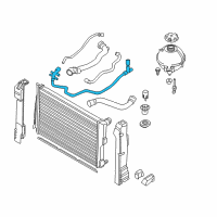 OEM BMW X3 COOLANT HOSE:171040 Diagram - 17-12-8-571-614