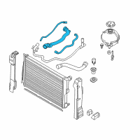 OEM 2015 BMW X3 Coolant Hose Diagram - 17-12-8-571-612